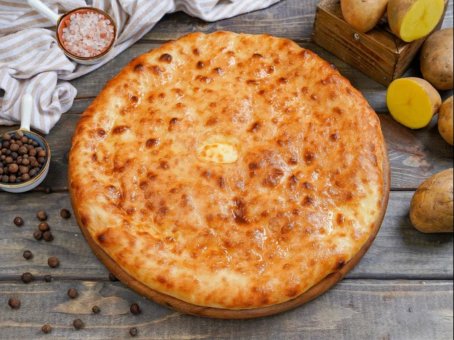 Осетинский пирог с картошкой и специями Осетинский пирог с картошкой и специями